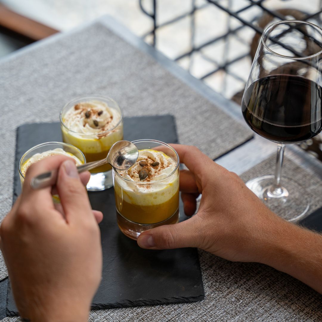 cappuccino van pompoen amuse