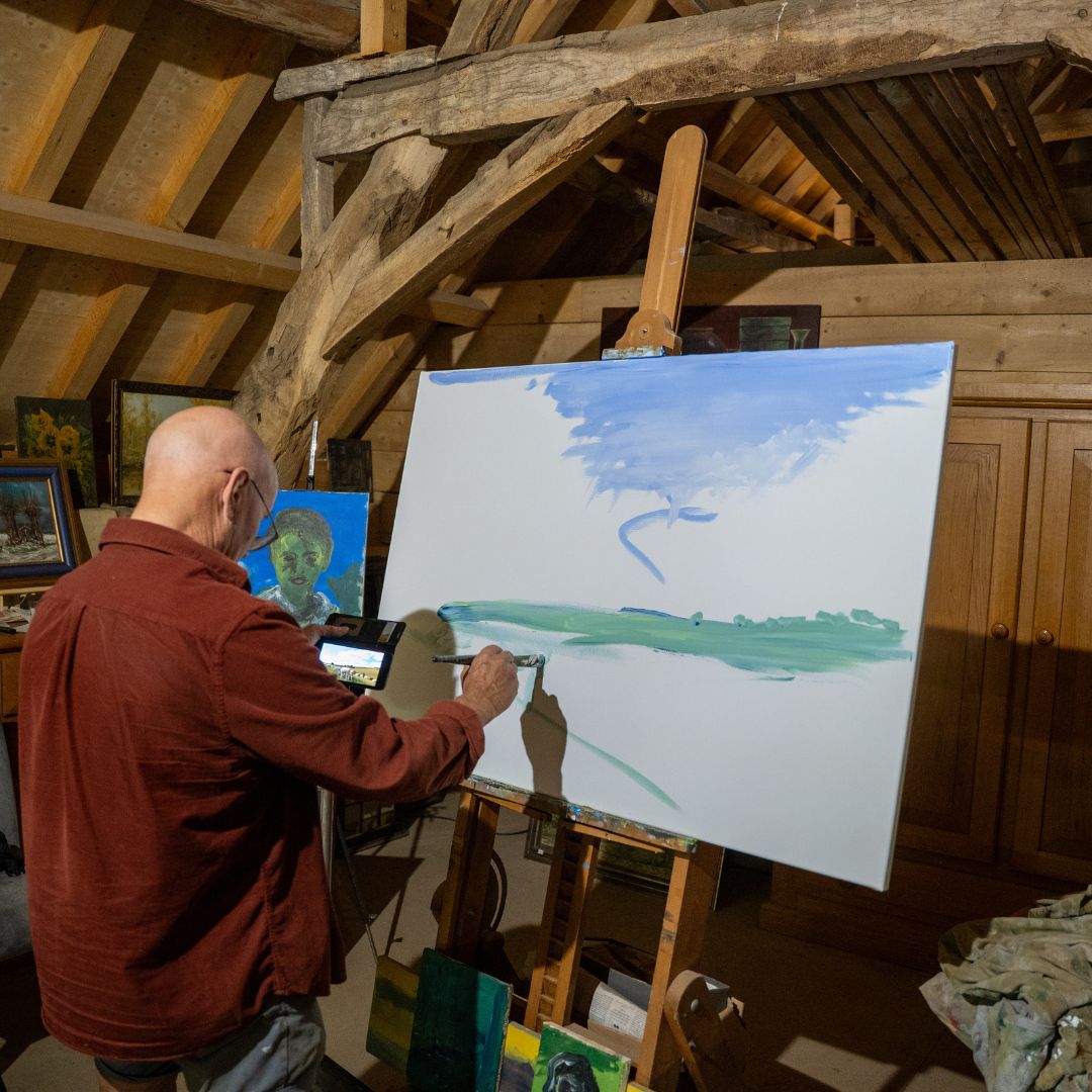 atelier van schilder Alfons Smeets