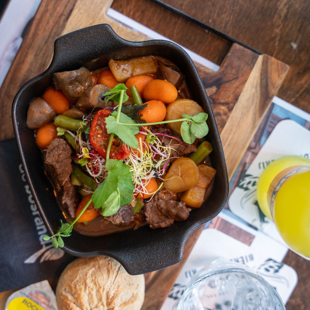 Boeuf Bourguignon bij Café de Bosrand in Eijsden