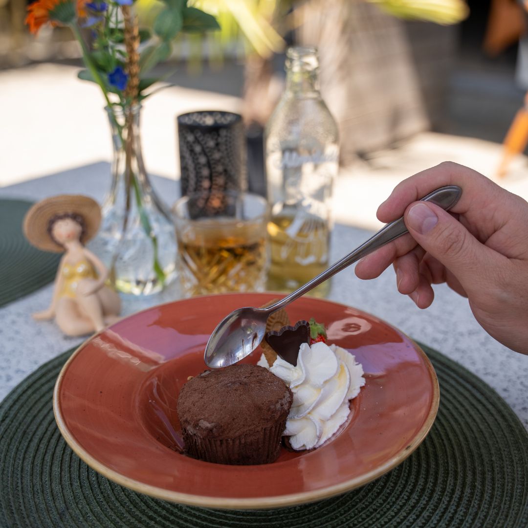 dessert bij Restaurant Bergzicht in Vijlen