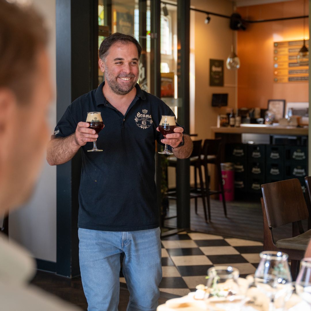 Bier & spijs proeverij Brand Bier