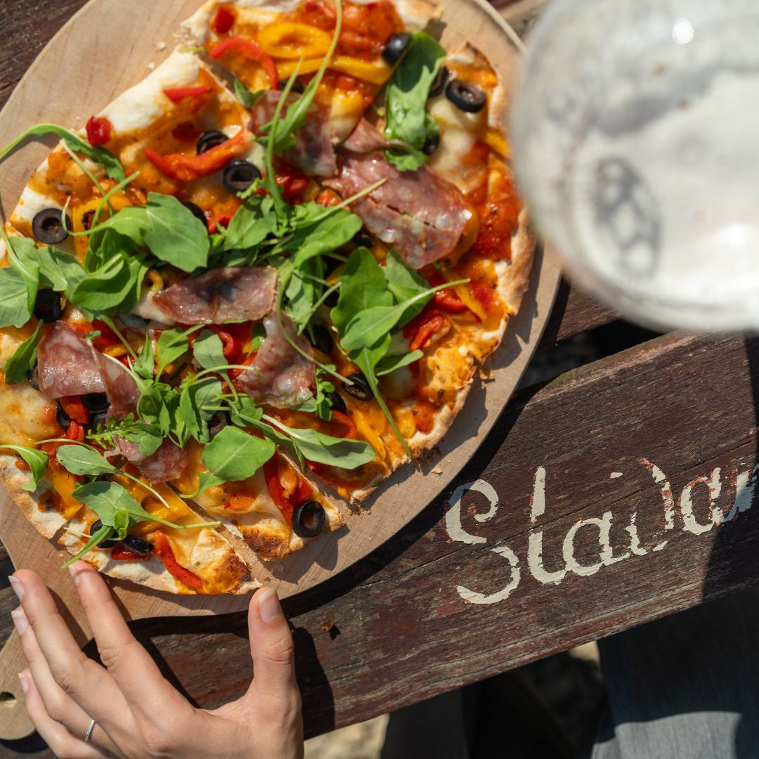 Flammkuchen bij Buitengoed Slavante