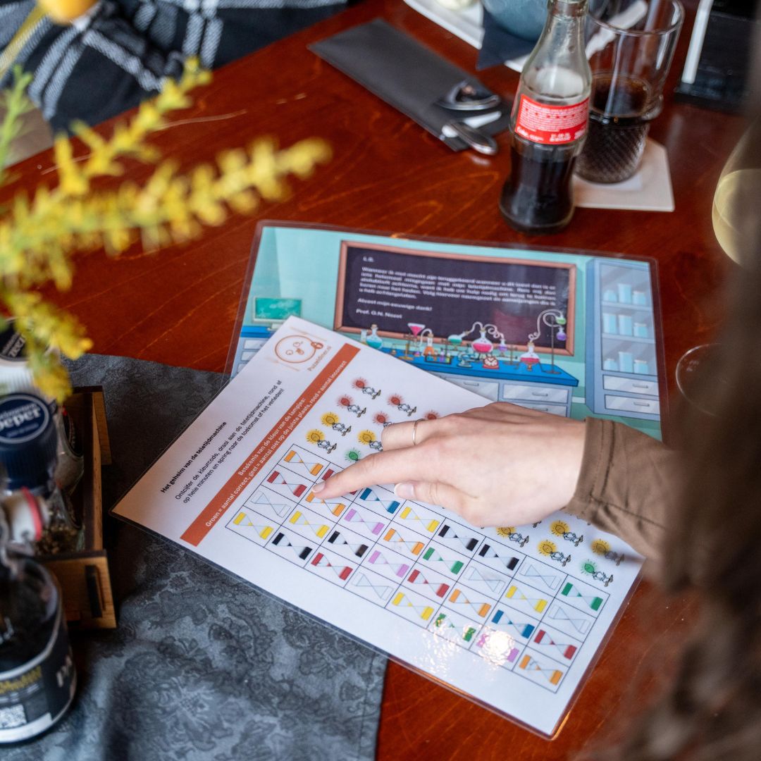 puzzelDiner bij Grandcafé Bie de Tied in Kelpen-Oler
