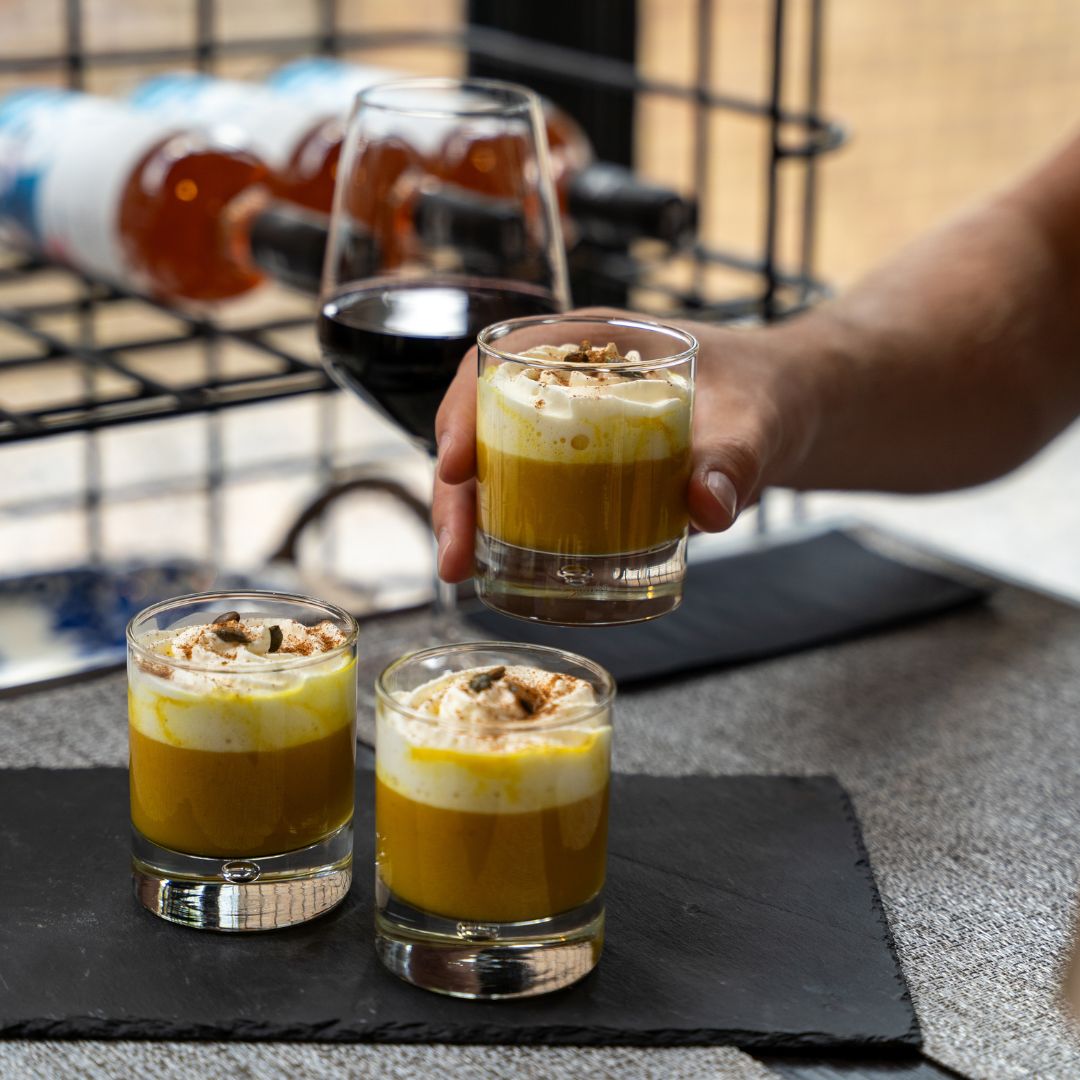 amuse cappuccino van pompoen