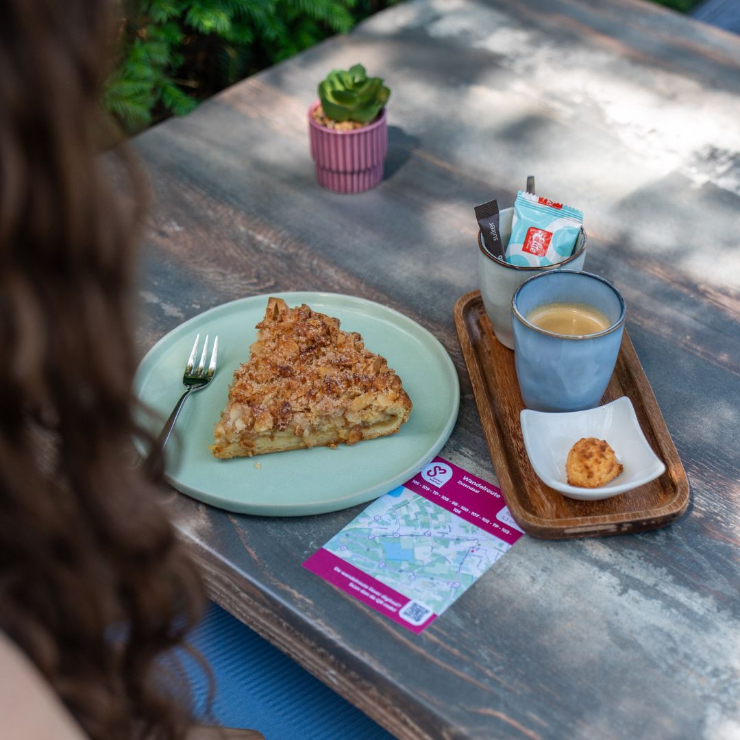 vlaai bij Brasserie De Klok in Zutendaal