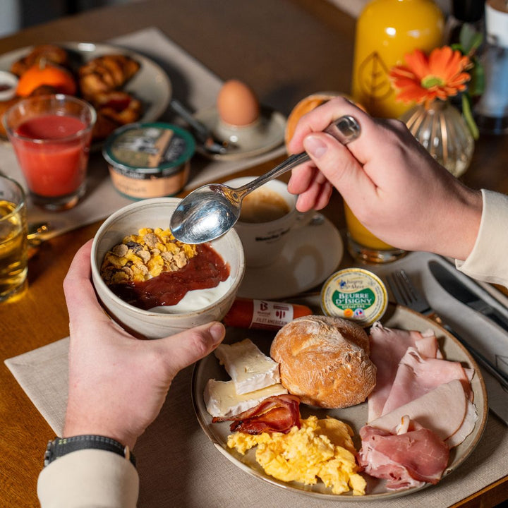 Ontbijtbuffet bij Domein Laurabos in Weert
