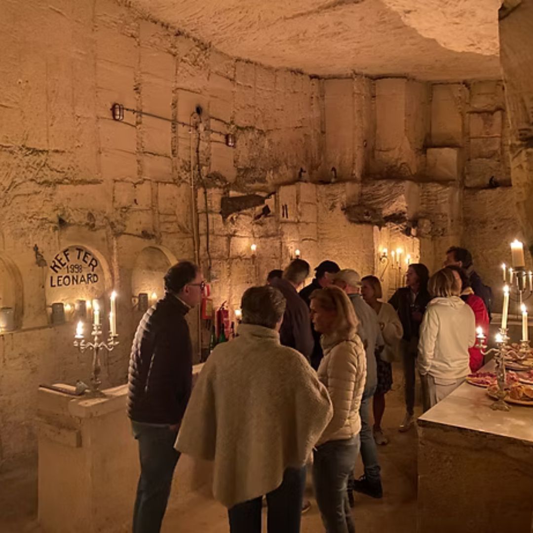 Rondleiding & Trappistenproeverij in de grotten van Maastricht