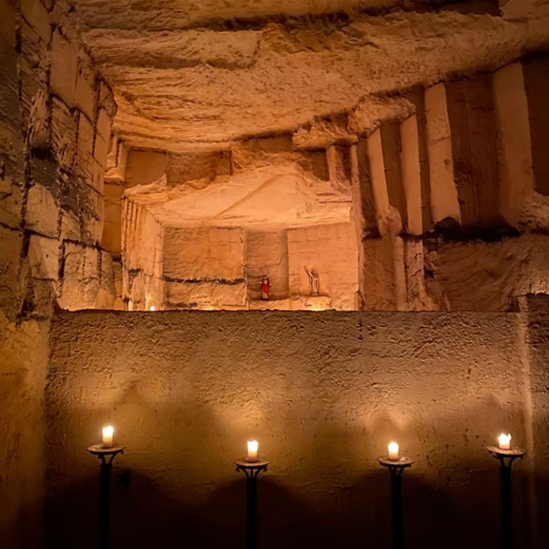 Rondleiding & Trappistenproeverij in de grotten van Maastricht