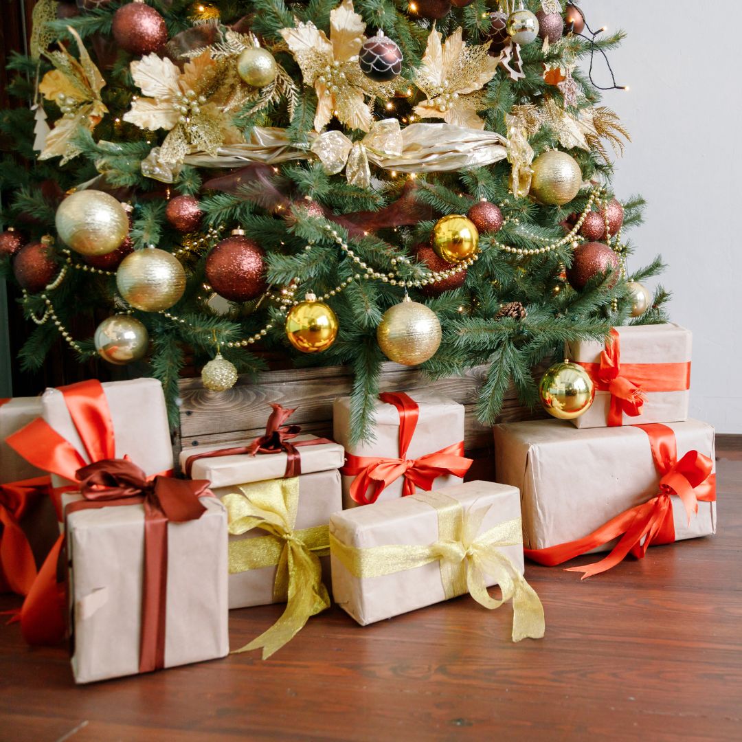 kerstboom met cadeautjes