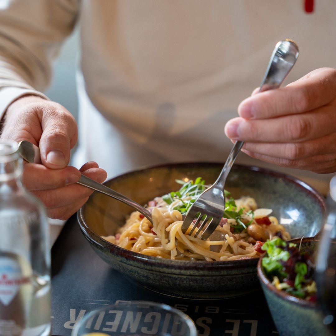 Spaghetti bij Le Soigneur in Sippenaeken