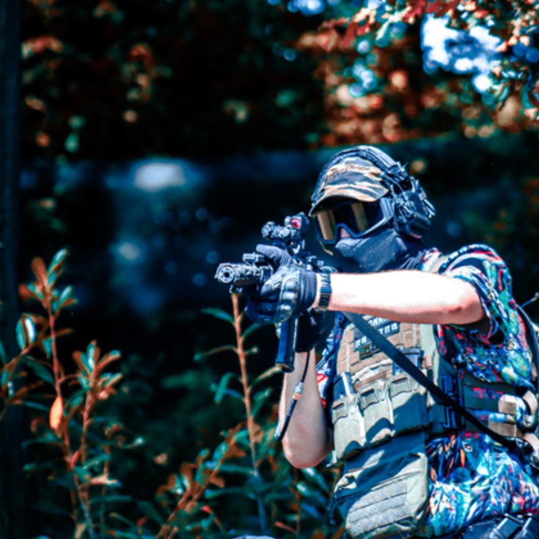 MH Tactische snelle helmset/opvouwbare oorbescherming, halfgelaatsmasker en bril, voor airsoft, paintball, Halloween, cosplay, CS jacht MH Tactische snelle helmset/opvouwbare oorbescherming, halfgelaatsmasker en bril, voor airsoft, paintball, Halloween, cosplay, CS jacht