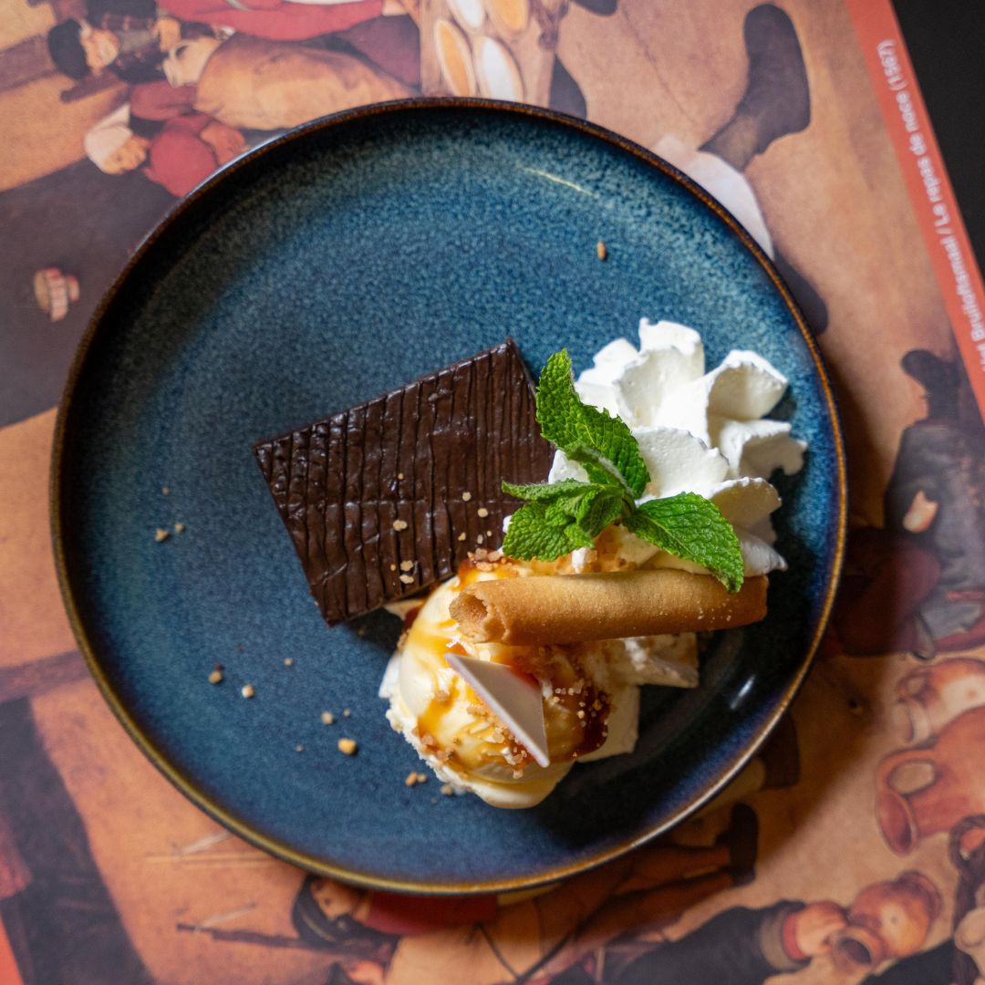 dessert bij Gasterij De Poort in Gulpen