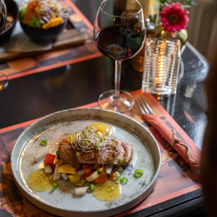 Diner bij Gasterij De Poort in Gulpen