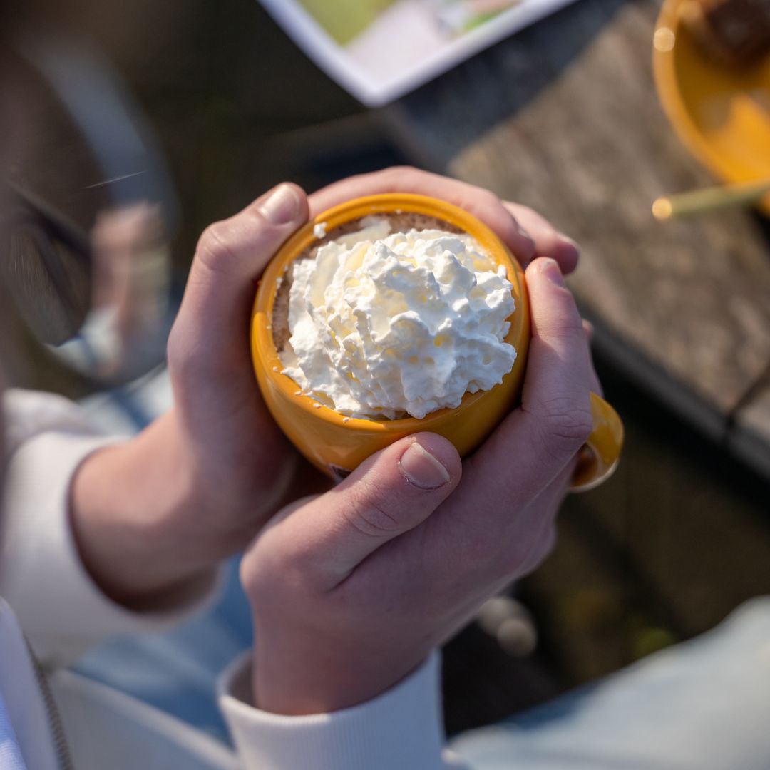 Chocomel met slagroom