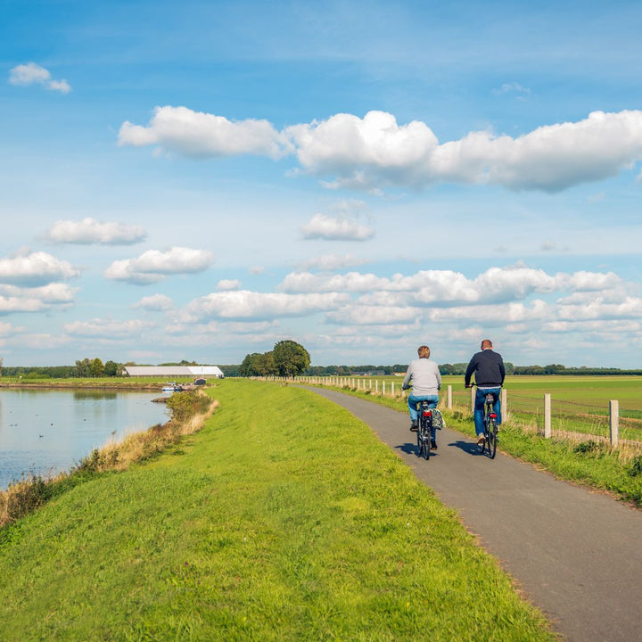 Fietsen bij water