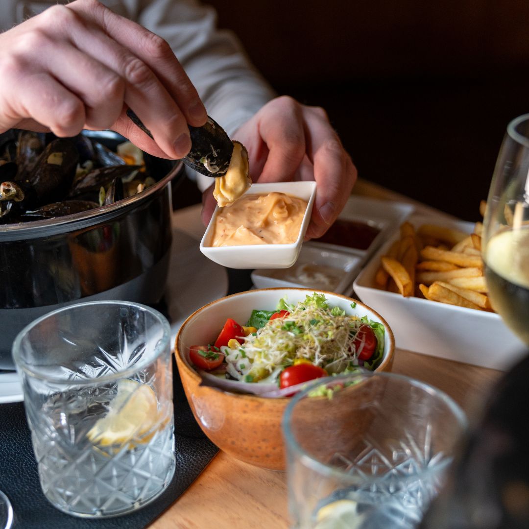 Mosselavond bij het Hoenshuis in Voerendaal