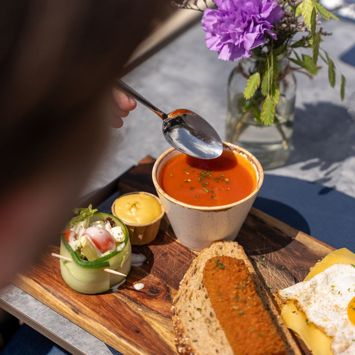 lunch bij Aan de bock