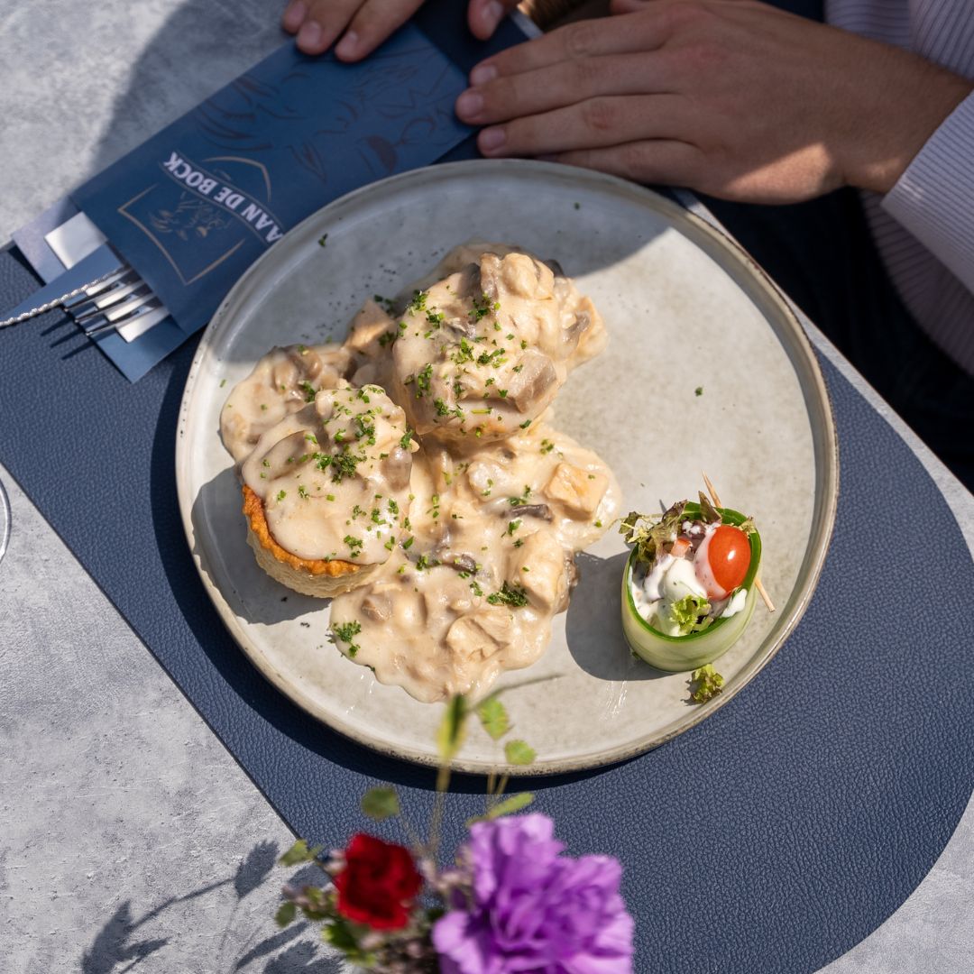 lunch bij Aan de bock