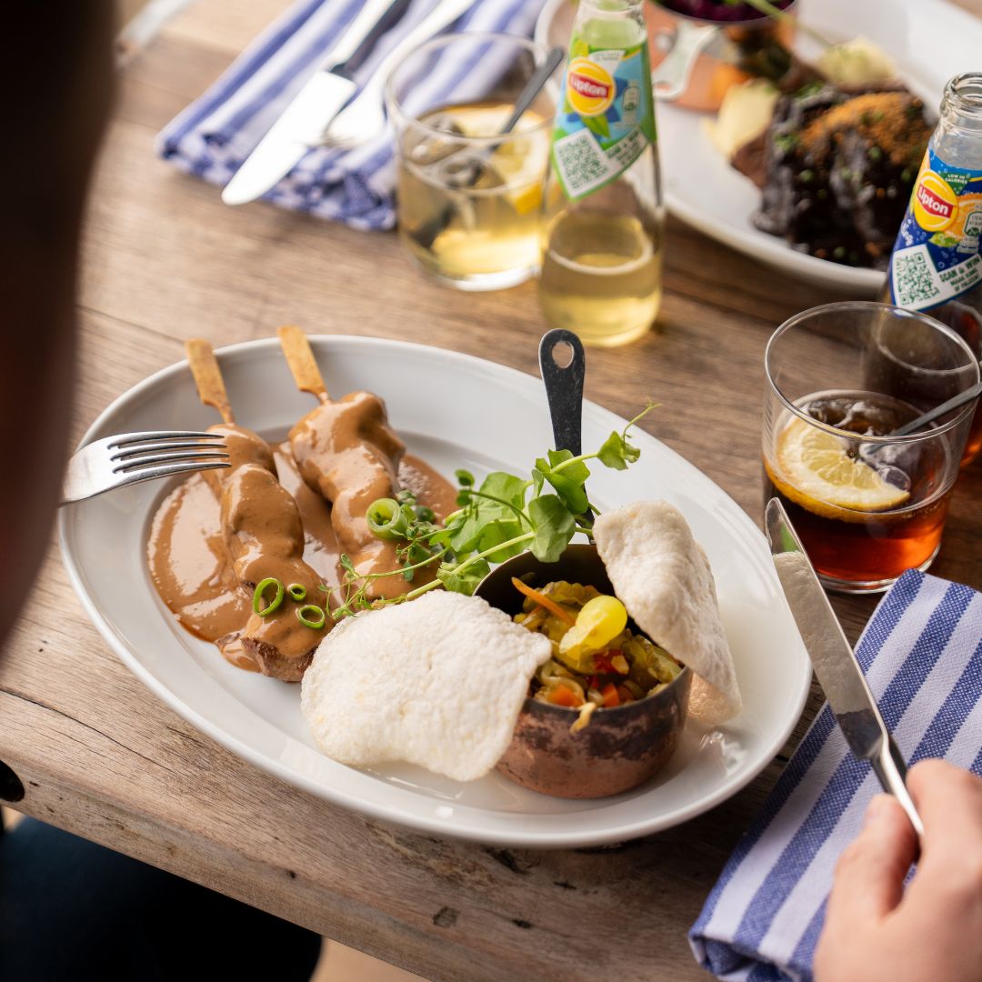 Diner bij A gen Kirk in Wahlwiller
