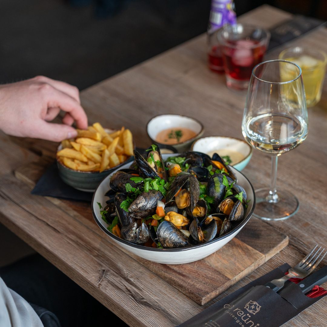 Mosselavond bij De Reünie in Eijsden
