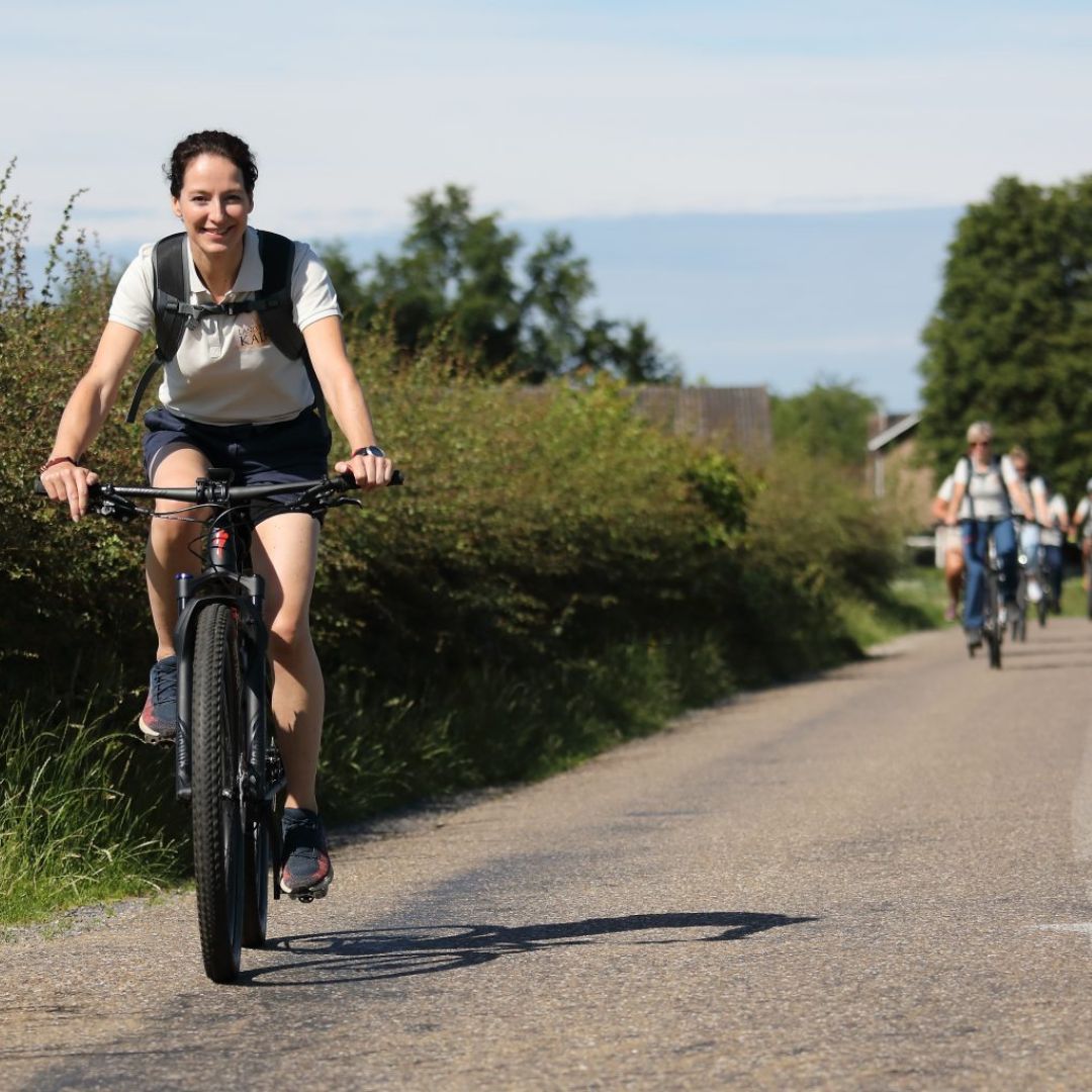 Mountainbiker Land van Kalk