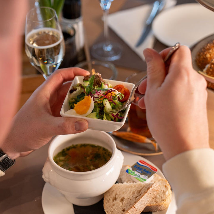 salade bij Brasserie Spoon in Brunssum