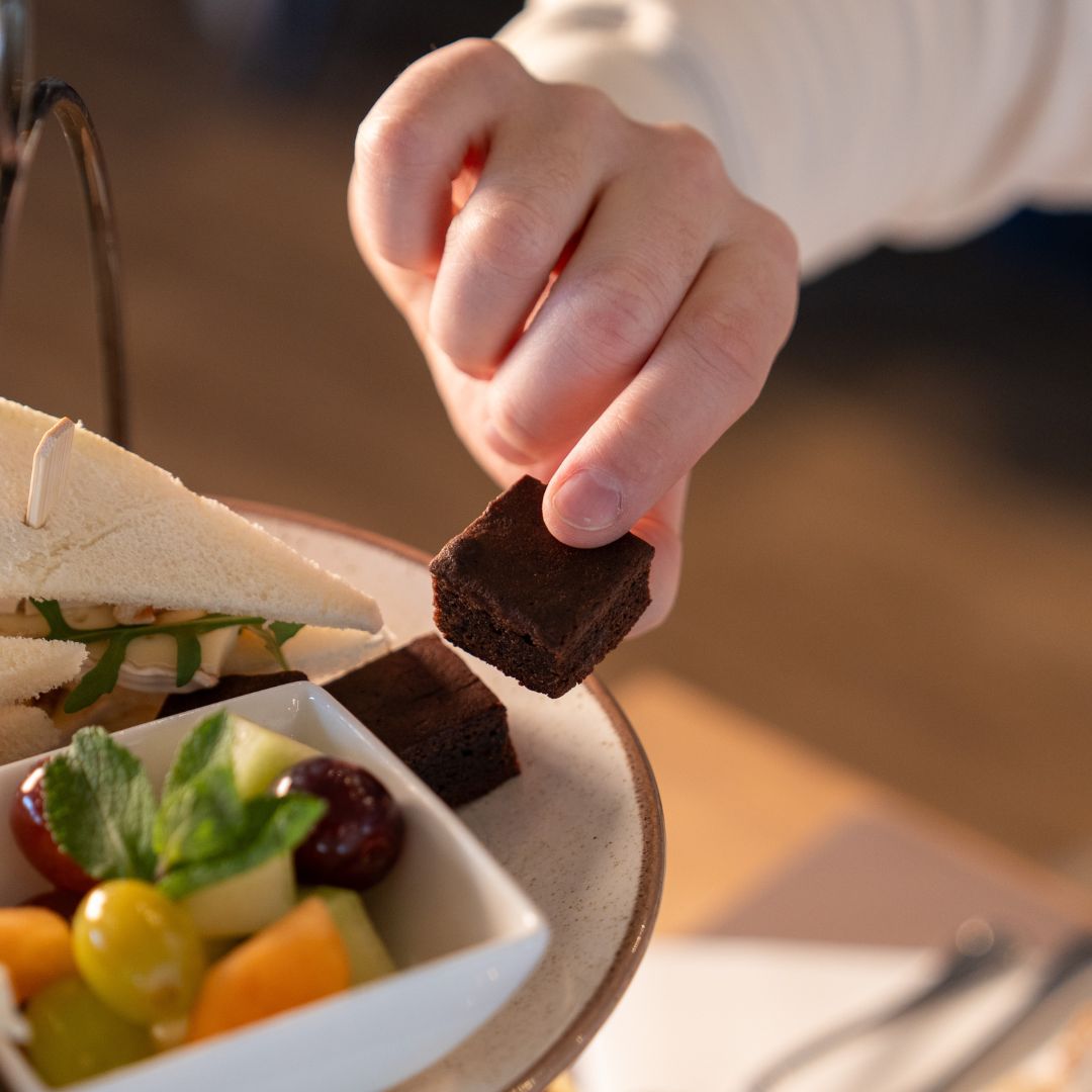 Brownie bij Brasserie Spoon in Brunssum