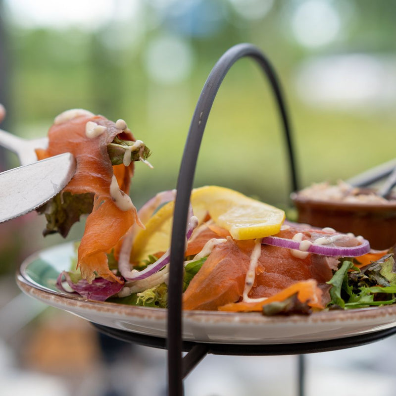 tapas van zalm bij de boei in asselt