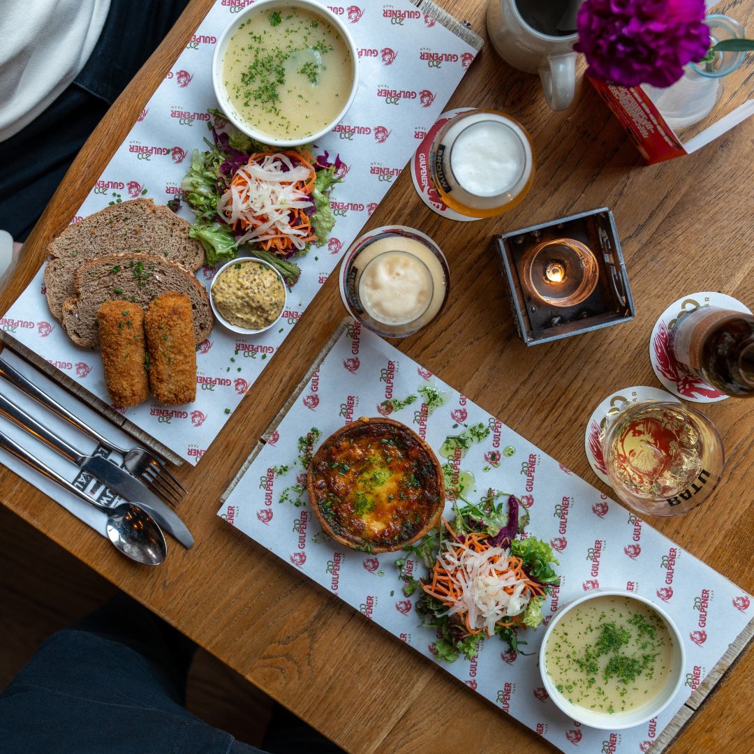 Lunch bij brouwlokaal gulpener