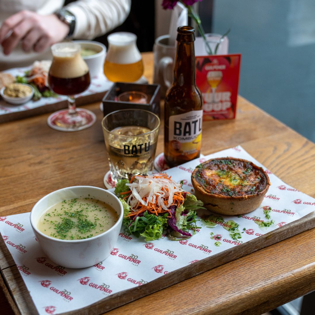 Lunch bij brouwlokaal gulpener