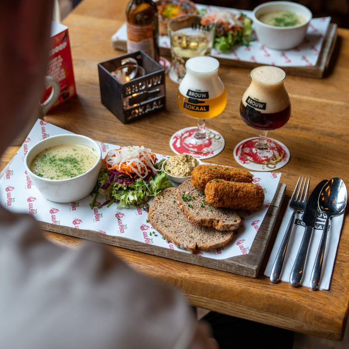 Lunch bij brouwlokaal gulpener