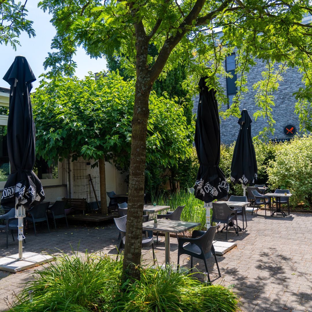terras bij Brasserie De Klok in Zutendaal