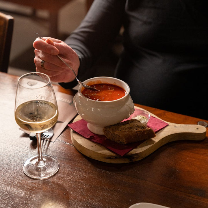 Tomatensoep bij Brasserie Bruis in Brunssum