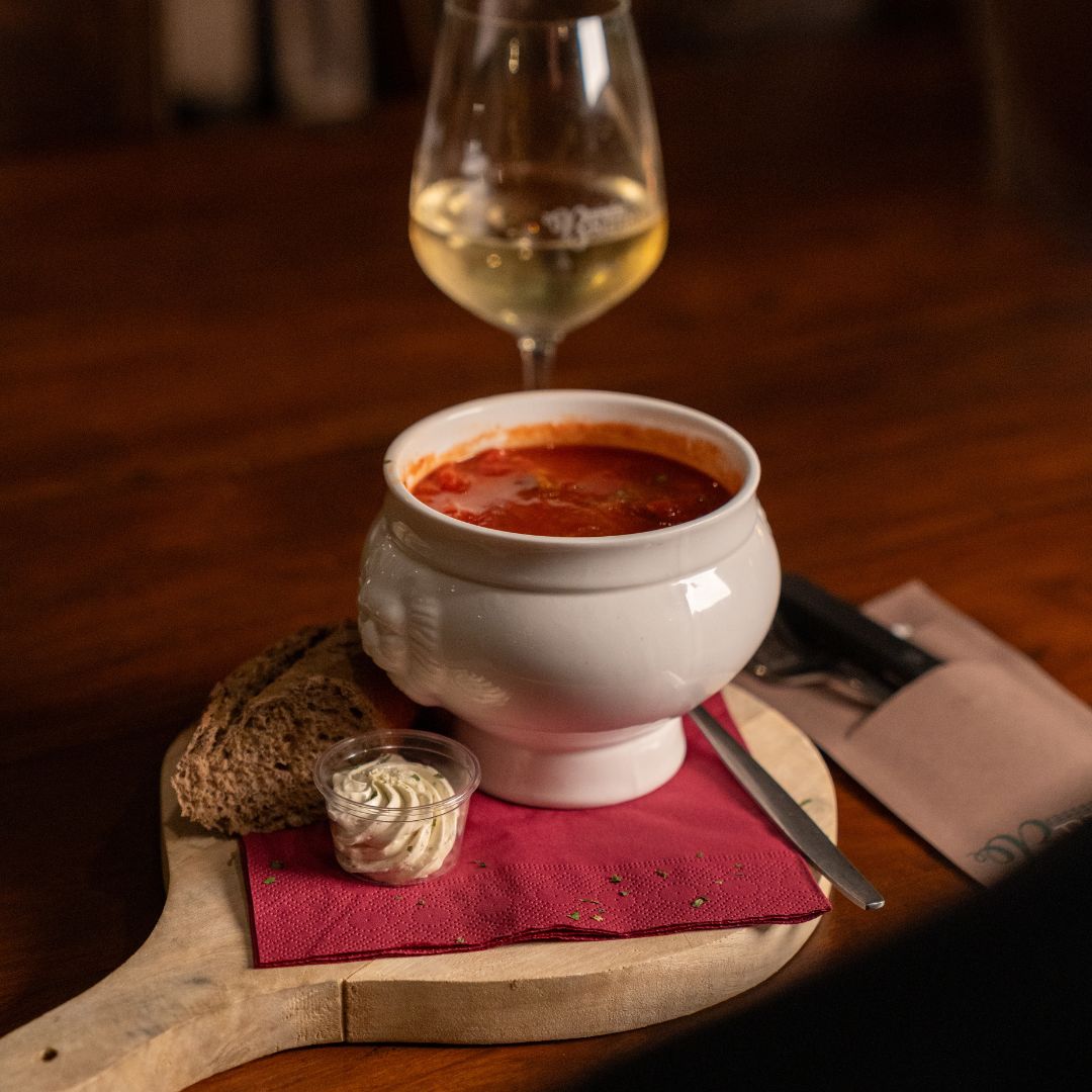 Tomatensoep bij Brasserie Bruis in Brunssum