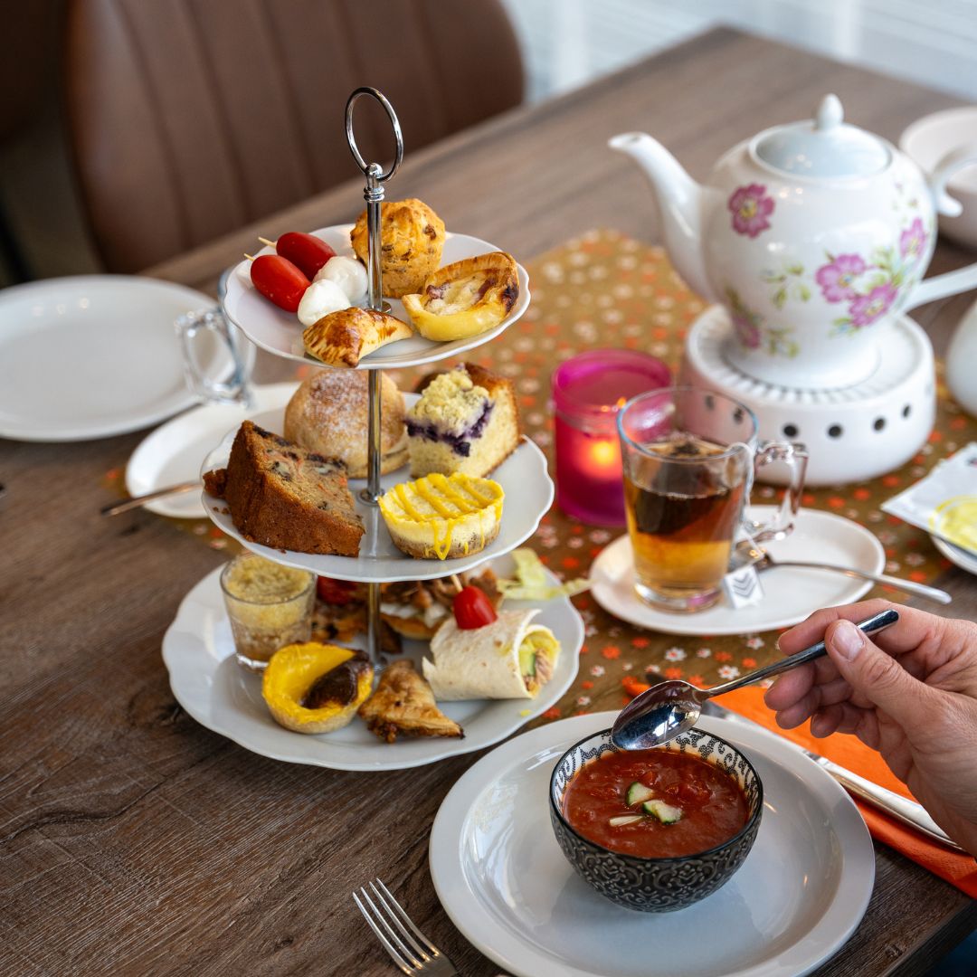 High tea bij Brasserie & Beachclub Vios