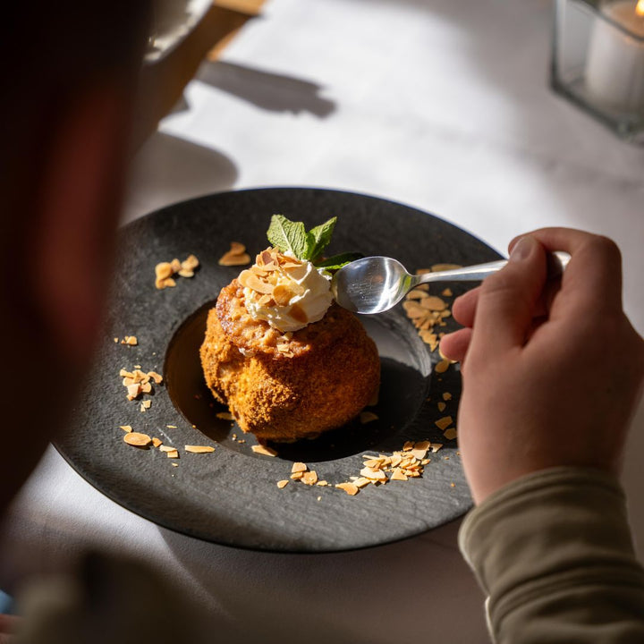 Dessert bij Brasserie Hoenshuis in Voerendaal