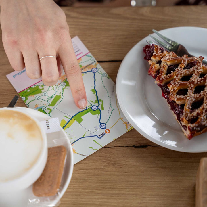 Vlaai en koffie bij Café Quanten in Mheer
