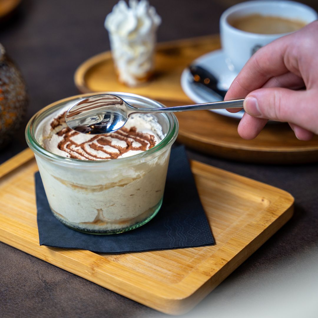 Tiramisu bij Brasserie Bie De Groeve in Meerssen