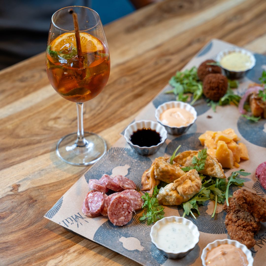 Borrelplank en Spritz bij De Mühle in Gangelt