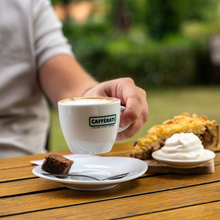 cappuccino bij Natuurpoort De Peel