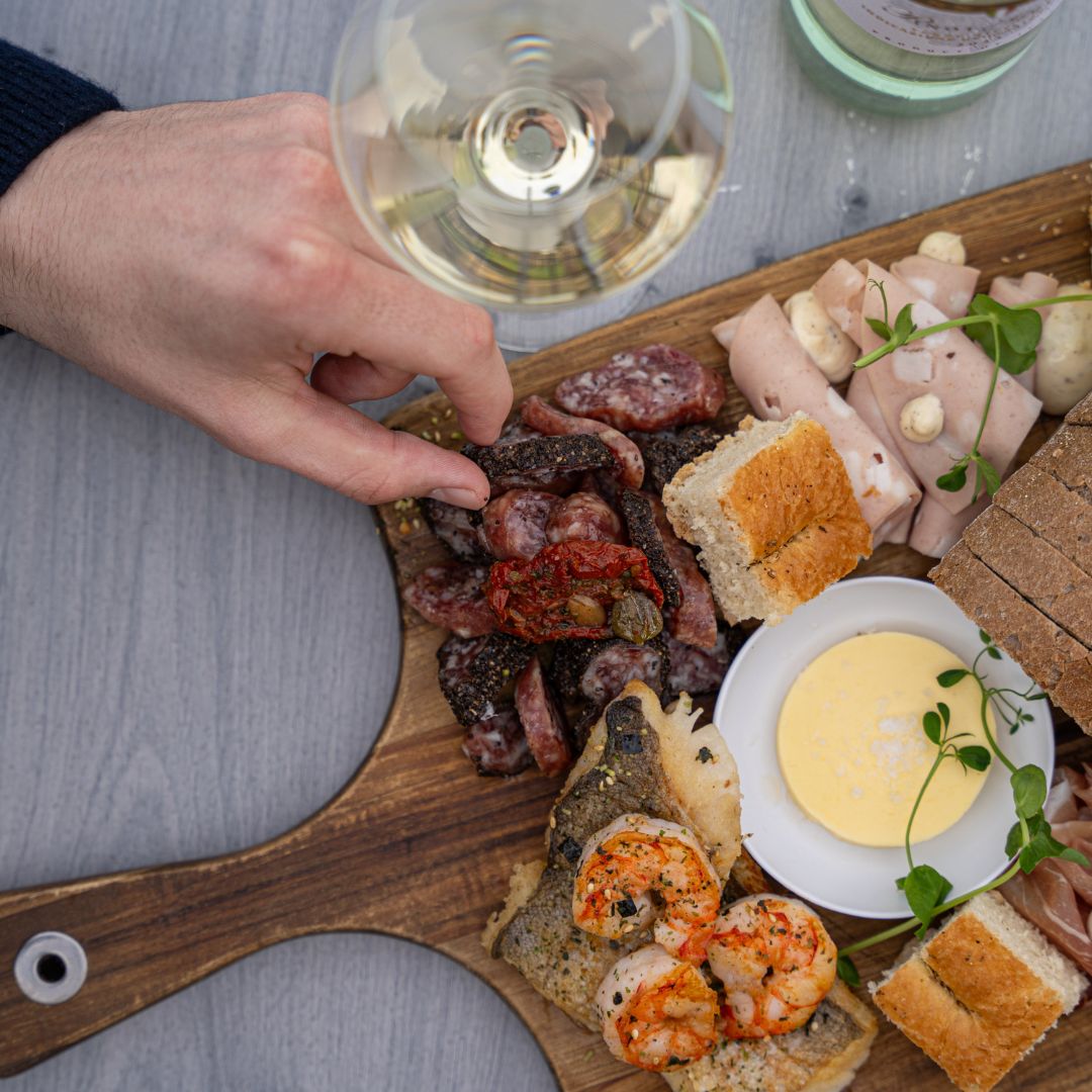 Boorelplank bij Brasserie Nieuw Ehrenstein