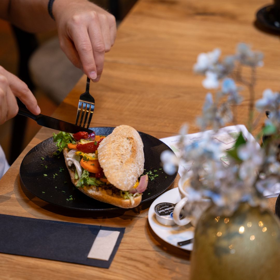 Broodje bij Brasserie Robuust in Margraten 