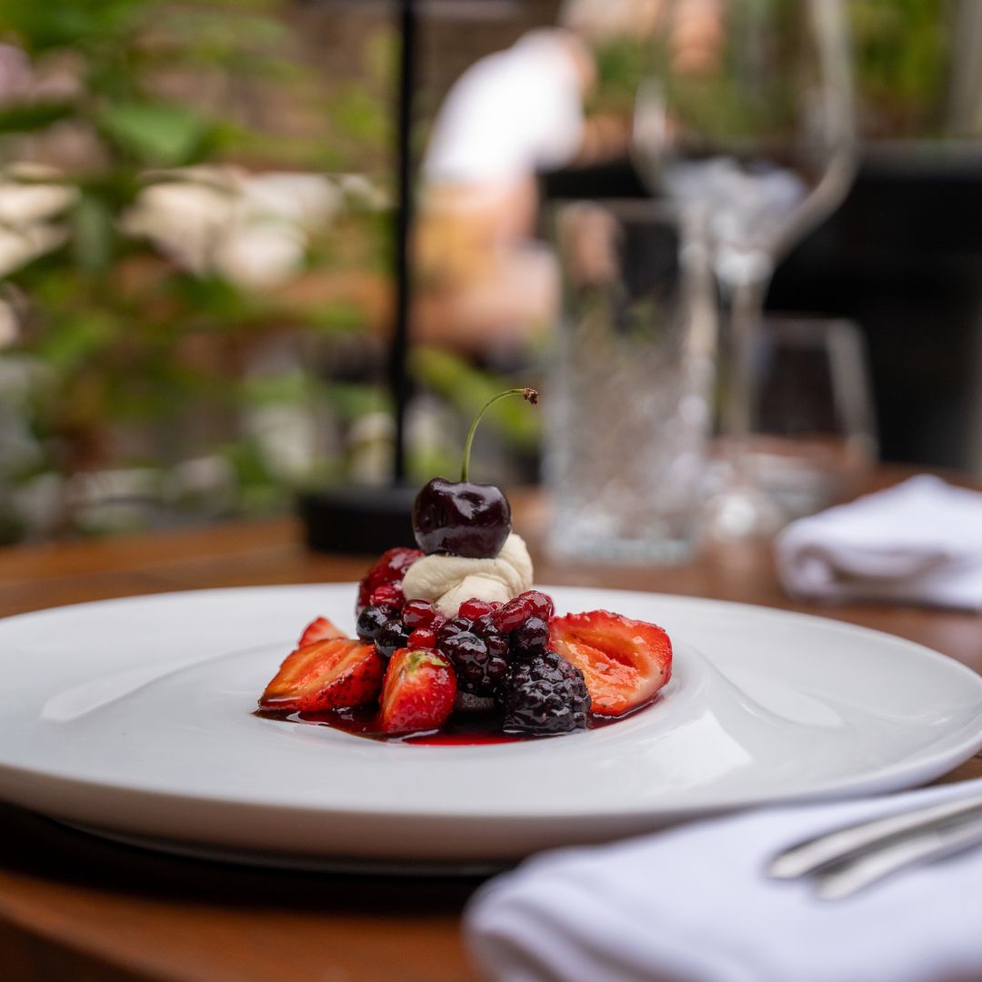 Dessert bij Savoré in Roermond