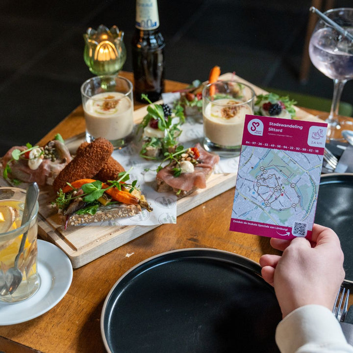 lunch en stadswandeling bij Schtad Zitterd in Sittard