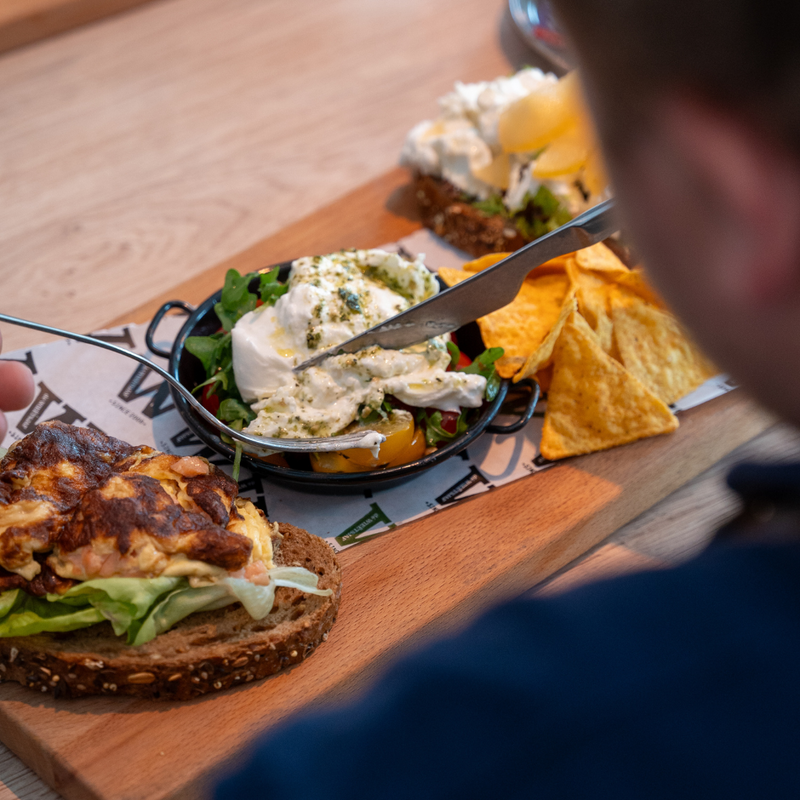 Lunchplankje bij de wieetsjaf