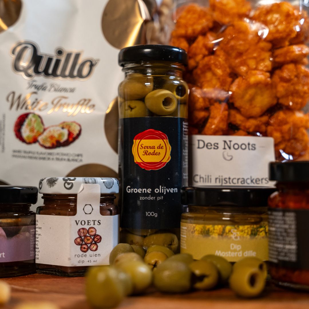 Groene olijven Cadeaupakket Vijg & Olijf