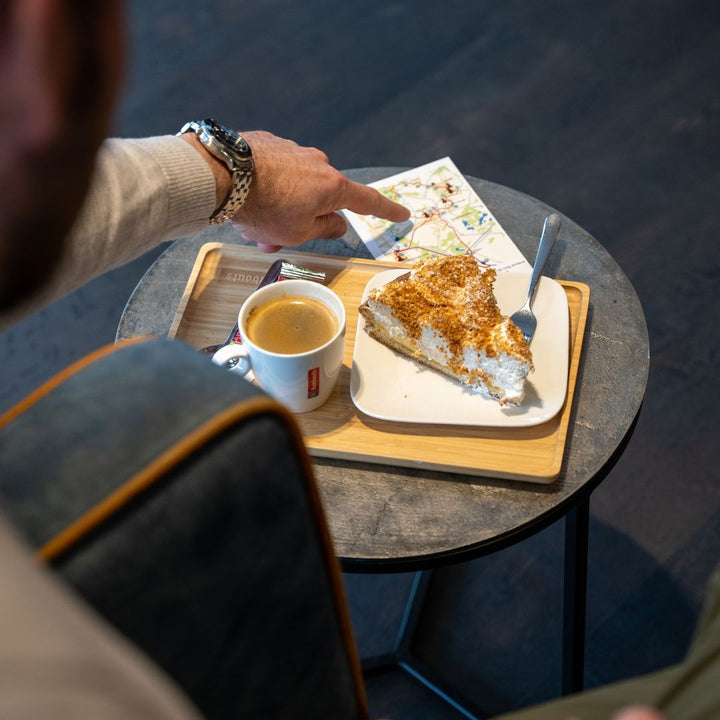 koffie en vlaai bij Stap & Hap Café Itterdal