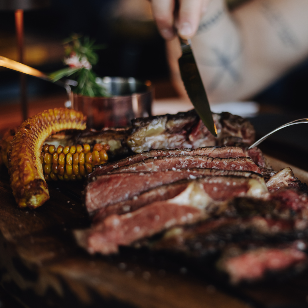 Txogitxu steakmenu bij Carnivor Steakhouse