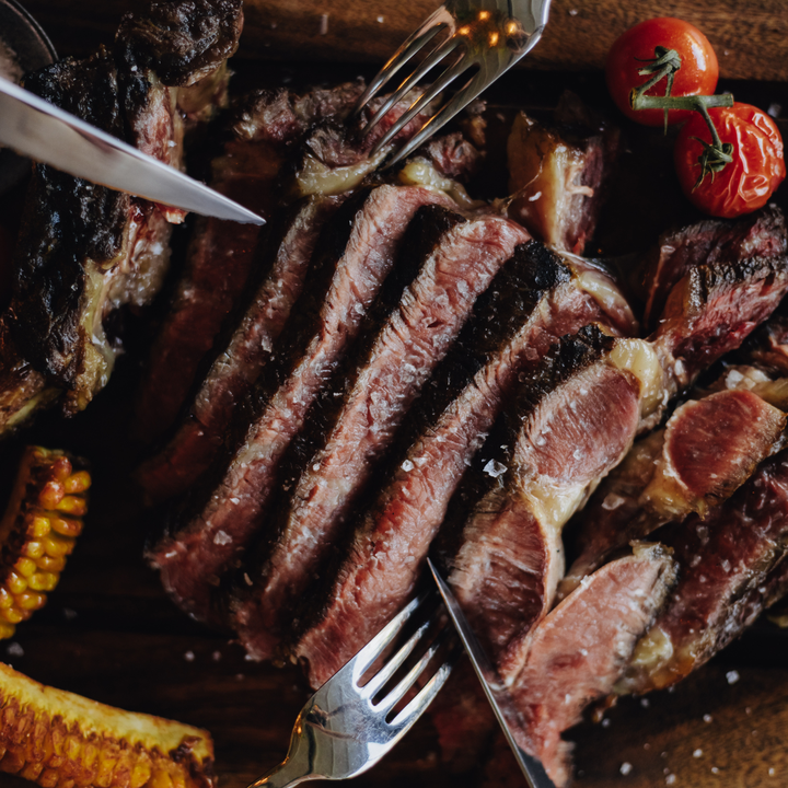 Txogitxu steakmenu bij Carnivor Steakhouse