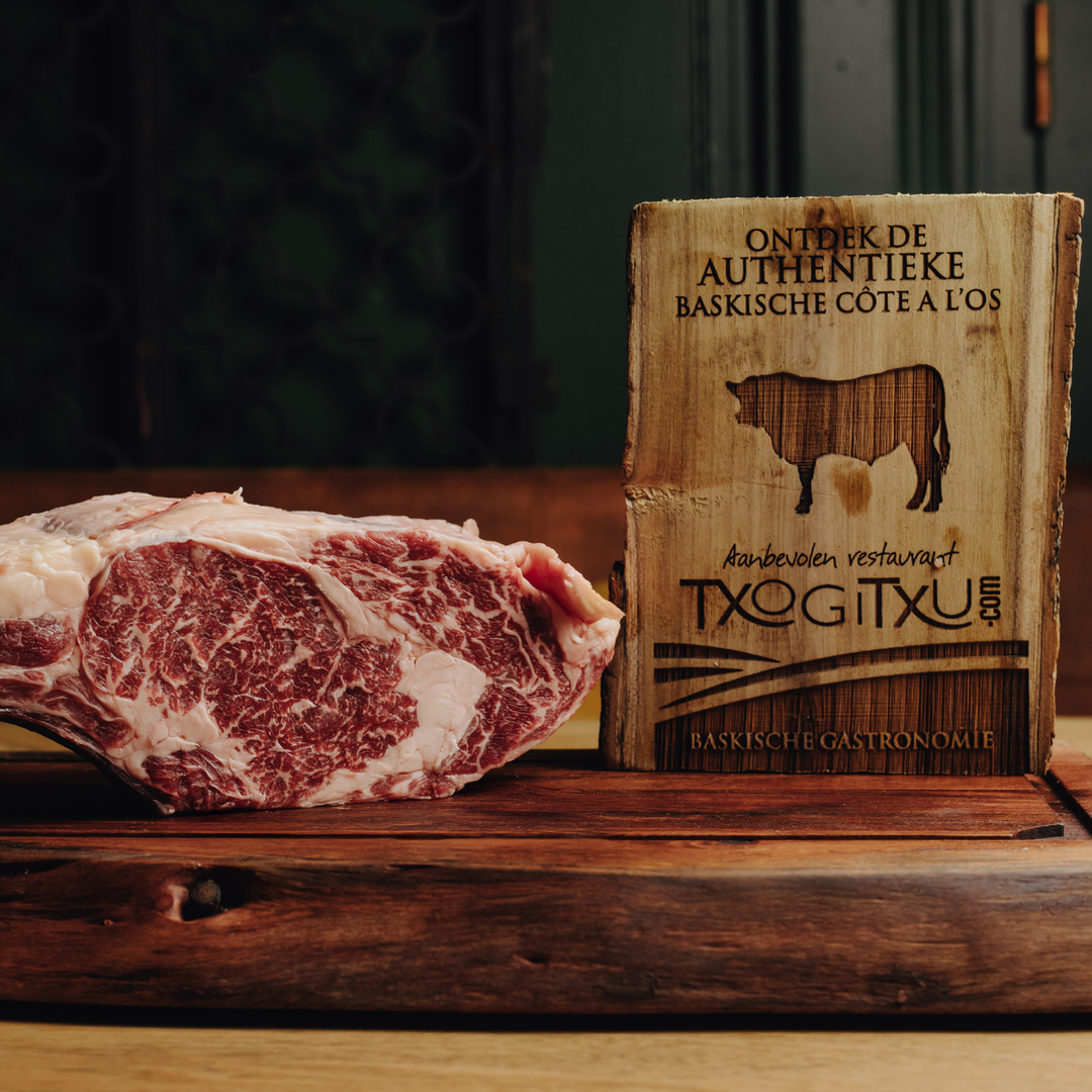 Txogitxu steakmenu bij Carnivor Steakhouse